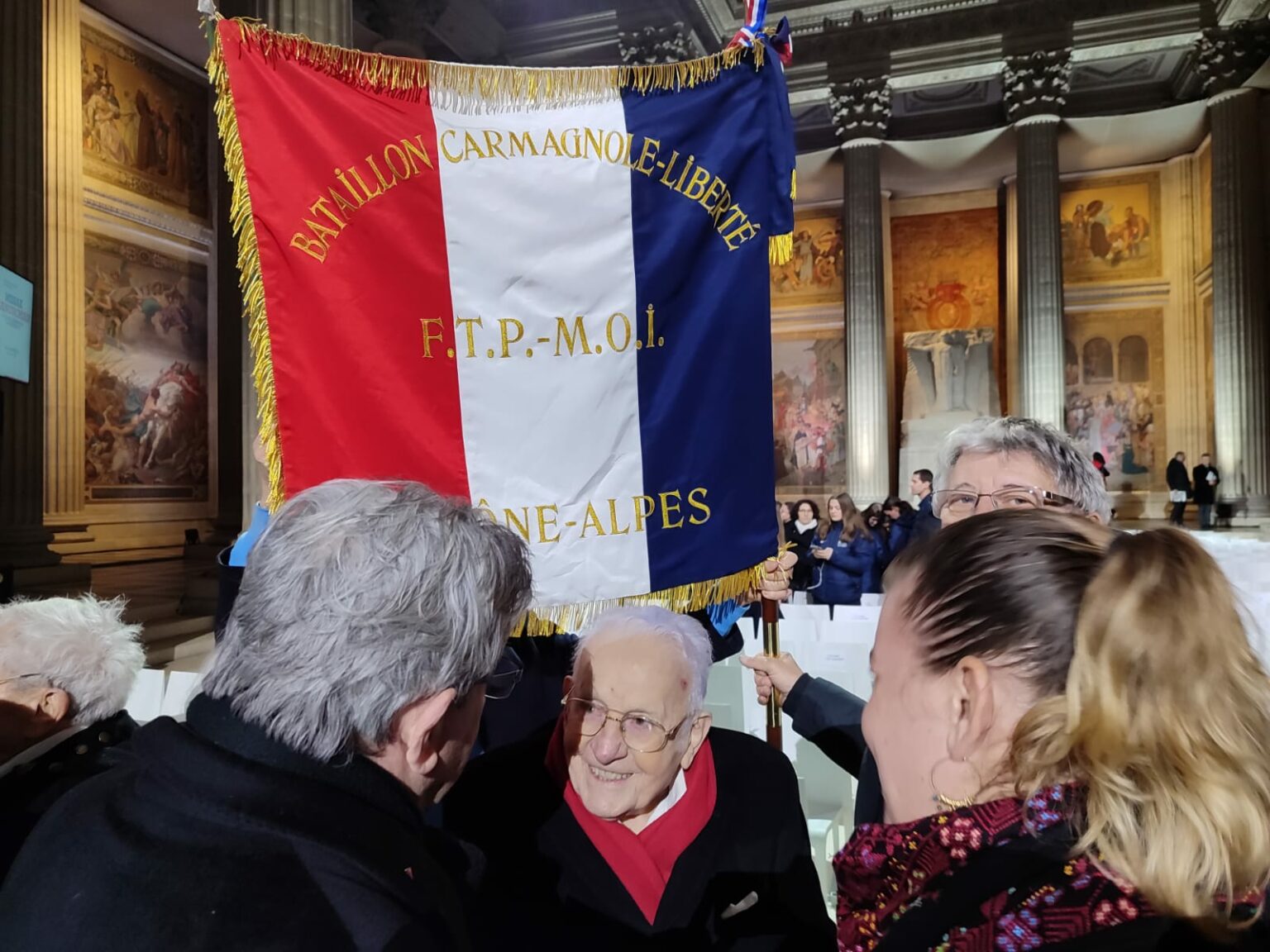 Manouchian est entré au Panthéon accompagné par Léon Landini résistant