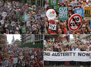 end austerity now london londre demonstration manifestation