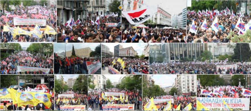 Contre la casse des retraites par l&rsquo;UE et Tsipras, grève générale en Grèce !