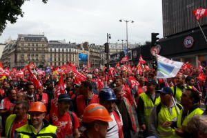 marée rouge des dockers manifestation paris