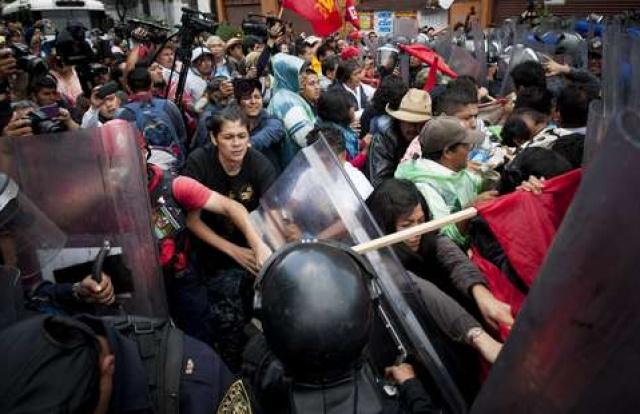 Stop à la répression au Mexique ! Le PRCF adresse son soutien aux travailleurs mexicains en lutte contre la Réforme de l’Éducation et l’oppression.