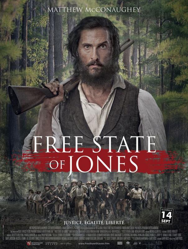 Le comté libre de Jones : un film à voir sur la lutte contre l&rsquo;esclavage [The free state of Jones]