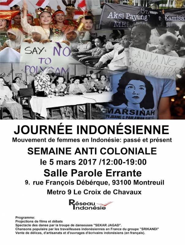 Indonésie : droits des femmes, luttes & mobilisation contre l&rsquo;anticommunisme 4 dates à ne pas manquer au mois de Mars.