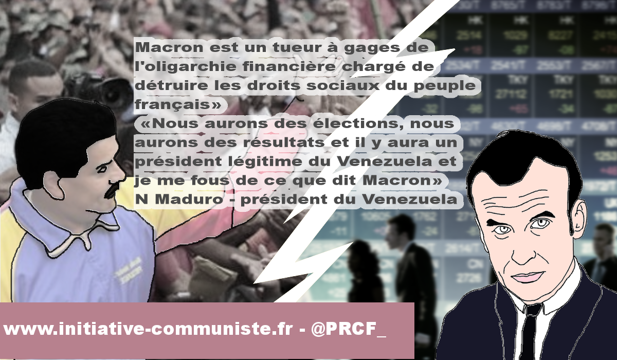 Maduro dénonce la destruction de la France par Macron « le tueur à gages de l&rsquo;oligarchie financière »