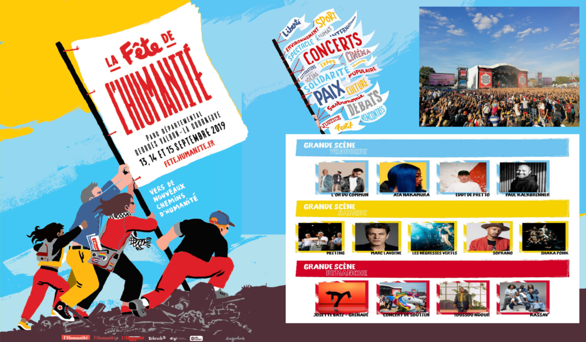 Fête de l&rsquo;Humanité 2019 : le programme !