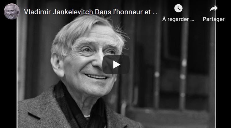 Dans l&rsquo;honneur et la dignité par Vladimir Jankélévitch