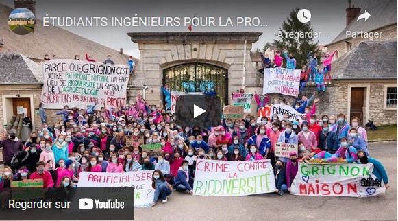 Les étudiants d&rsquo;#AgroParisTech occupent le domaine de Grignon pour empêcher sa privatisation et défendre un lieu clé pour l&rsquo;agroécologie.