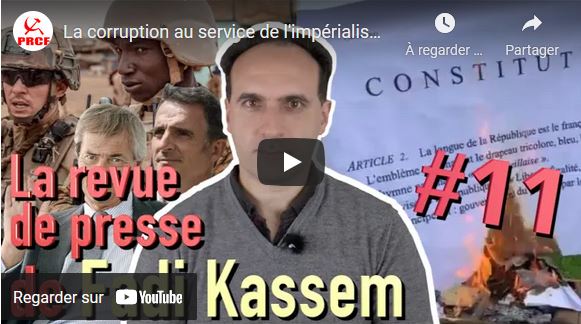 La corruption au service de l&rsquo;impérialisme et de la fascisation – #LRVP de #FadiKassem n°11 #FK2022 #Alternative #RougeTricolore