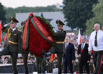 « Quatre-vingts ans ont passé, et que voyons-nous ? Une nouvelle guerre chaude ». L&rsquo;appel de Loukachenko depuis la citadelle résistante antifasciste de Brest