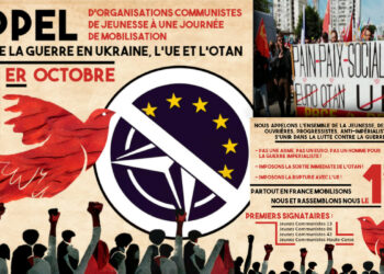 1er octobre : pour la paix, les jeunes communistes appellent à manifester pour la sortie de l&rsquo;OTAN, de l&rsquo;UE et le désarmement