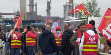 Entretien avec deux ouvriers de la chimie en grève sur piquet de Total Energie Feyzin