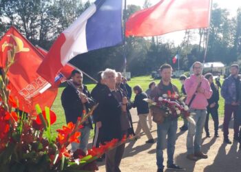 Chateaubriant : en vidéo l&rsquo;hommage aux camarades résistants fusillés, communistes et syndicalistes CGT, l&rsquo;appel à poursuivre le combat contre la fascisation, pour la souveraineté populaire et la paix #Chateaubriant #Résistance