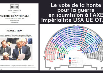 Quand le PCF de Roussel vote à l&rsquo;Assemblée pour la guerre, donc contre les salaires, les communistes condamnent et appellent à agir pour la paix, et pour les travailleurs  [les déclarations du PRCF et de l&rsquo;ANC, l&rsquo;analyse du texte et des votes]