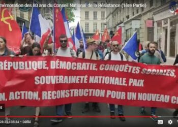 Retour en vidéo sur les manifestations pour continuer dans l&rsquo;action le CNR pour son 80e anniversaire