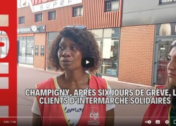 Champigny, après six jours de grève, les clients d&rsquo;#Intermarché solidaires