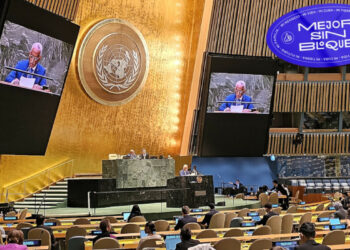 Assemblée Générale de l&rsquo;ONU, à l&rsquo;unanimité moins la voix des USA, d&rsquo;Israël et de l&rsquo;Ukraine, le monde vote à nouveau la fin du blocus de Cuba [ #BloqueoGenocida #MejorSinBloqueo #StopBlocus ]