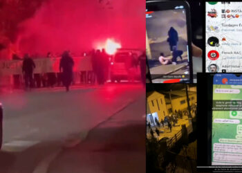 A Romans sur Isère, l&rsquo;extrême droite organise une ratonnade et recueille le soutien fascisant de la droite.
