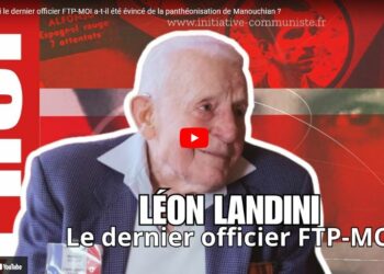 Vidéo Léon Landini résistant FTP MOI évincé de la cérémonie d&rsquo;entrée au Panthéon de Manouchian prend la parole [#MissakManouchian #Manouchian #Panthéon ]