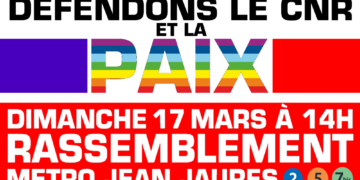 Manifestation le 17 mars : L&rsquo;UE OTAN c&rsquo;est la guerre, défendons le CNR et la PAIX