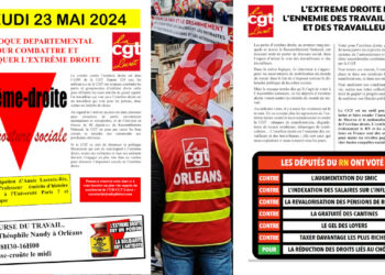 [23/05] L&rsquo;extrême droite ennemie des travailleurs : Annie Lacroix-Riz en conférence au colloque de l&rsquo;UD CGT du Loiret.