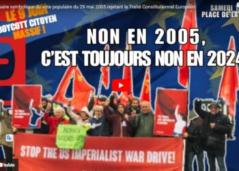 29 mai 2005 9 juin 2024, NON c&rsquo;est toujours non ! le meeting de la résistance place de la Bastille [#Frexit progressiste #Boycott9Juin #Européennes2024 ]