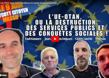 L&rsquo;UE OTAN à la racine de la destruction des services publics et conquêtes sociales ?  le débat avec les syndicalistes CGT et FSU