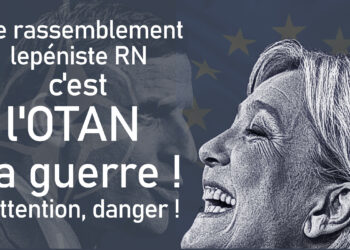 Le rassemblement lepéniste RN c&rsquo;est l&rsquo;OTAN et c&rsquo;est la guerre. #legislatives2024