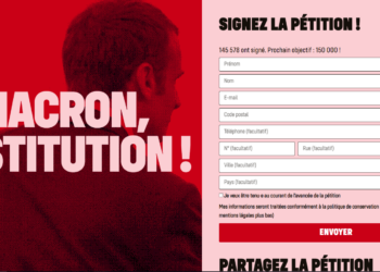 La pétition pour la destitution de Macron atteint déjà 150 00 signatures tandis que s&rsquo;organisent les manifestations du 7 septembre. [ #MacronDestitution ]