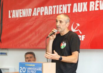 Cédric Liechti, syndicaliste CGT, s&rsquo;exprime en ces termes : « On ne gagnera qu&rsquo;avec un parti communiste fort », »le PRCF est indispensable, il y a un besoin de communisme chez tous les travailleurs »