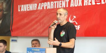 Cédric Liechti, syndicaliste CGT, s&rsquo;exprime en ces termes : « On ne gagnera qu&rsquo;avec un parti communiste fort », »le PRCF est indispensable, il y a un besoin de communisme chez tous les travailleurs »