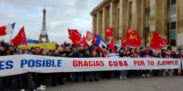 « Nous intensifierons la lutte pour la levée totale et inconditionnelle du blocus qui entrave le développement de Cuba et génère des pénuries et des souffrances pour son peuple » la déclaration européenne de Paris