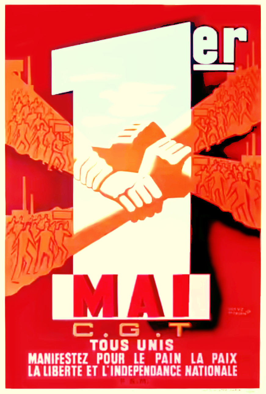 1er mai 2025 – Passez à l&rsquo;action pour la paix avec le PRCF ! [carte des manifestations et slogans]