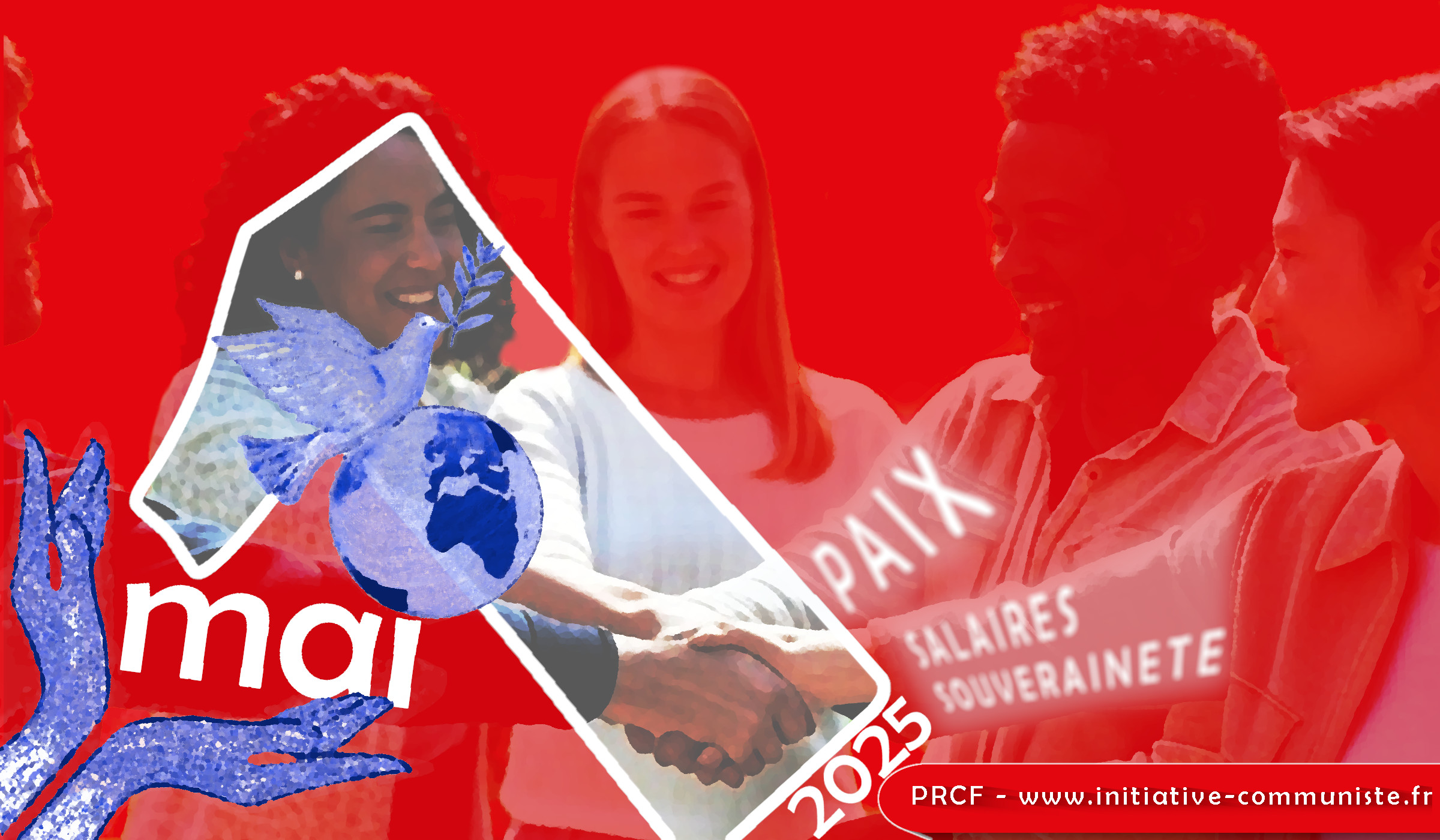 1er mai 2025 – Passez à l&rsquo;action pour la paix avec le PRCF ! [carte des manifestations et slogans]