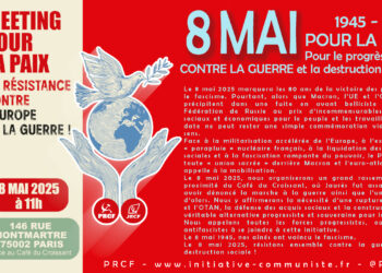 Amis de la PAIX : 8 mai 2025, en résistance contre l&rsquo;Europe de la guerre [Paris – 11h Café du Croissant]