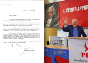 « Au nom de l&rsquo;idéal qui l’avait fait combattre et qui nous pousse encore à nous battre aujourd&rsquo;hui. » La France salue la mémoire de Léon Landini