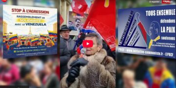 Venezuela, Cuba… l&rsquo;appel d&rsquo;Annie Lacroix-Riz et du PRCF au front anti-impérialiste à Paris devant la Tour Eiffel
