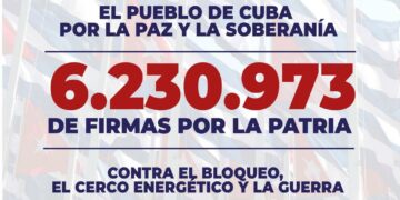 Cuba a signé pour défendre sa patrie