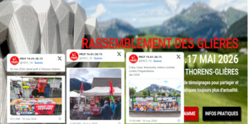 Le PRCF 74 mobilisé à Thorens Glières : sur le plateau, la résistance toujours !
