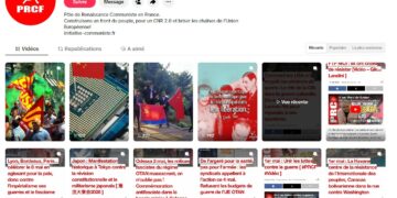 Le PRCF se lance sur TikTok, toujours à l&rsquo;offensive sur les réseaux sociaux pour les travailleurs et les peuples.