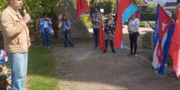 Odessa 2 mai, les milices fascistes du régime OTAN massacrent, on n&rsquo;oublie pas ! Commémoration antifasciste dans le bassin minier à Calonne Ricouart.