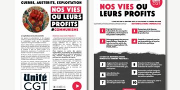 Guerre, misère, exploitation :NOS VIES OU LEURS PROFITS, l&rsquo;appel pour le premier mai d&rsquo;Unité CGT