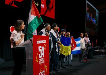 La CGT écarte-t-elle des militants pro-palestiniens ? Un militant de la CGT Educ’action interpelle les congressistes à Tours  [54e congrès de la CGT]