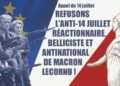 Appel : REFUSONS L&rsquo;ANTI-14 JUILLET RÉACTIONNAIRE, BELLICISTE ET ANTINATIONAL DE MACRON-LECORNU ! [Personnalités politiques, syndicalistes, militaires…]