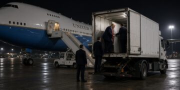 Quand Trump fuit Ankara dans un camion frigo par peur des représailles de Téhéran après sa guerre d’agression contre l’Iran.