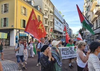 Palestine : le PRCF en action de solidarité à Annecy