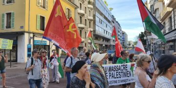 Palestine : le PRCF en action de solidarité à Annecy