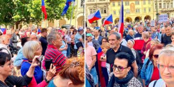 KSCM : les communistes tchèques manifestent à Prague contre l’OTAN, la militarisation et la perte de souveraineté.
