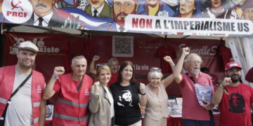 Avec Cuba Socialiste, la Palestine, les communistes d’Indonésie, du Portugal, du Vietnam… le PRCF en action pour l’Internationale à la Fête de l’Humanité !
