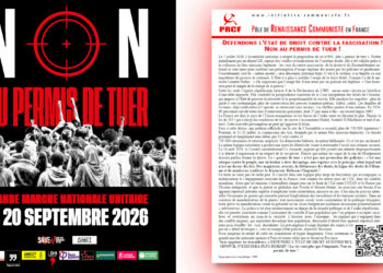 Manifestons contre le permis de tuer : stoppons la fascisation et le régime macrono-lepéniste !