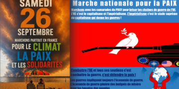 Le 26 septembre 2026, les marches pour le climat, manifestation pour la paix !